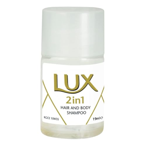 Lux Professional, 2in1 Duschgel und Shampoo, Körperpflege für Hotel & Pension, Hotelpackung 50 x 19 ml (Mini)