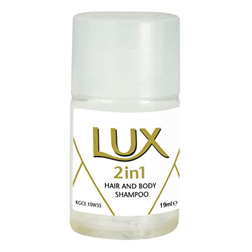 Lux Professional, 2in1 Duschgel und Shampoo, Körperpflege für Hotel & Pension, Hotelpackung 50 x 19 ml (Mini)