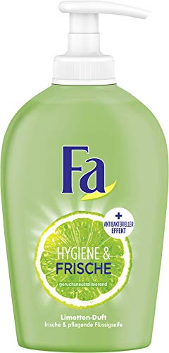 FA Flüssigseife Hygiene & Frische mit Limetten-Duft, 6er Pack (6 x 250 ml)