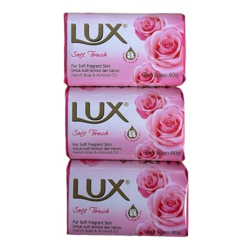 LUX Soft Touch FRENCH ROSE SOAP TOUCH 3PK